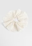 Oversized Sheer Scrunchie - Ivory