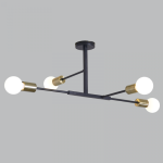 Black Metal Resin And Wrought Iron Chandeliers – CH507 4