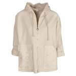Anglaise Pocket Parka Jacket - Stone L xl