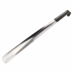 Stainless Steel Long Handle Shoe Horn With Rubber Grip - 40CM