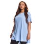 Donnay Plus Size Longer Length Essential T-Shirt - Blue