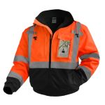 Uno Mejor Hi Vis Rain Jackets Reflective Safety Jacket With Pockets For Men& Women Construction Coats For Winter Cold Weather Wa