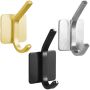 Home Self Adhesive Wall Mounted Hanging Hook Set Of 3 8CM