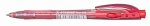 Liner Click Ballpoint Pen Medium Red BOX-10