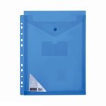 Vertical Fileable Carry Folder Blue