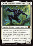 Black Panther Claws Of Bast Marvel Super Heroes Commander - Damaged Foil