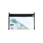Zip Book A5 Clear Black Meeco