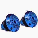 Muc-Off Disco Bar End Plugs - Blue