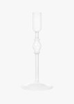 Tall Glass Dinner Candle Holder