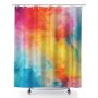 Retro Tie Dye Polyester Shower Curtains With Rustproof Grommets 180X180CM