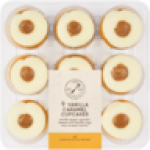 Vanilla Caramel Cupcakes 9 Pack