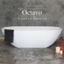 Octavo Freestanding Bathtub Polished White