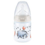 Nuk First Choice Temperature Control Bottle 0 - 6M 150ML - Disney - Eeyore Beige