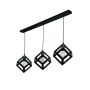 Vintage Industrial Metal Cube Pendant Hanging Light