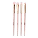 Cala Rose Quartz Shimmer Eye Essentials Brush Kit 4 PACK