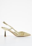 Litehouese Slingback Block Heel - Gold