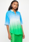 Boxy Regular Length Shirt - Blue Ombre