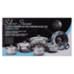 Silver Steam Cookware Set 12 Piece