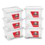 Big Jim Alpha Storage Box Set 6PC 6X4L