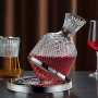 Rotating Wine Decanter - Silver