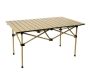 Aluminum Alloy Outdoor Folding Dining Table With 4 Armchair