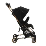 Chelino Zippy Travel Stroller - Black And Rose Gold