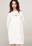 Tommy Hilfiger Tjw Crest Linear Crew Dress Ext - Ancient White