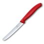 Victorinox Swiss Army Victorinox - Table Knife Serrated 11CM Red - 2 Pack