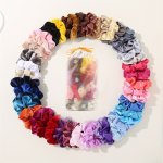 10 20PCS Satin Imitation Silk Hair Scrunchies - Curly Hair Accessories For Women And Girls - Soft And Comfortable Hair Ties And