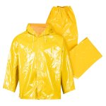Rainsuit Rubberised Nylon Yellow Xxx Large