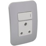 Single Switched Wall Socket - Silver - Buy Online At 7 Triple 7