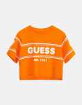 Guess Kids Midi Short Sleeve T-Shirt - 14Y Orange