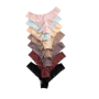 7 Pack Elegant Lace Women's Triangle Panties- Small - Multi Color