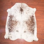 As Grade Nguni Hide 306 Brown white L - Large Brown white Speckled