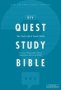 Niv Quest Study Bible Hardcover Blue Comfort Print - The Only Q And A Study Bible   Hardcover