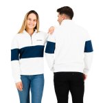 Hoop Quarter Zip Sweater Navy