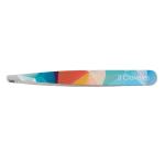 3CLAVELES Geometric Colour Slanted Tweezer