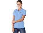 Ladies Distinct Golf Shirt - 4XL Sky Blue