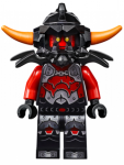 Minifigure Preloved Nexo Knights Ash Attacker - Orange Horns NEX005