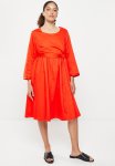 AMANDA LAIRD CHERRY Shere Dress - Orange