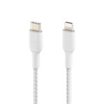 Belkin Boostcharge Braided Usb-c To Lightning Cable 2M White