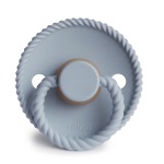 Rope Latex Baby Pacifier - Powder Blue Size 1