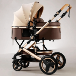 2 In 1 Foldable Pram Baby Stroller - Blue