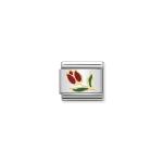 Composable Classic Nature Enamel Gold Tulip Link