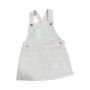 12-18M Light Pink Dungaree Style Dress - Cuddlesome
