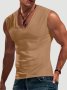 Summer Men's Quick Dry Moisture-Wicking Breathable Tank Tops Athletic Gym Bodybuilding Sports Sleeveless Shirts For Running Training Men's Clothing
