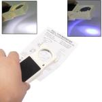 Pull-type 45X Jewelry Magnifier White