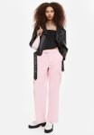 Straight Cargo Trousers - Light Pink