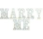 Generic LED Letter Lights - Marry Me LED Letter Light White Pack Of 1