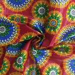 112CM 100% Cotton Wax Print Fabric Per Meter Design 4